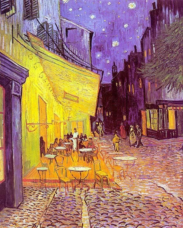Vincent Van Gogh The Cafe Terrace on the Place du Forum, Arles, at Night China oil painting art